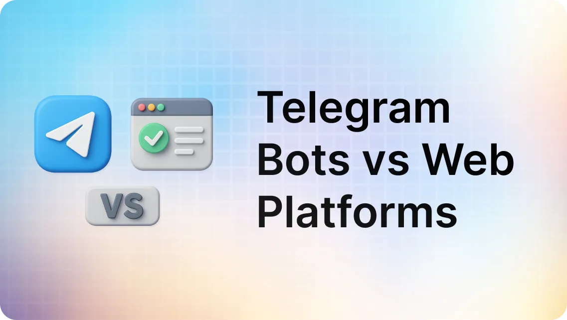 White-label Telegram Bots vs. Web-based Crypto Trading Platforms